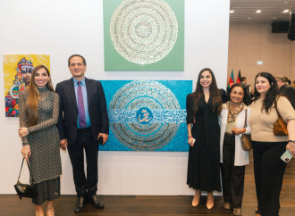 Leyla Əliyeva və Arzu Əliyeva Berlində MAMA “Ana təbiət” sərgisinin açılışında iştirak ediblər