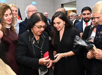 Leyla Əliyeva və Arzu Əliyeva Berlində MAMA “Ana təbiət” sərgisinin açılışında iştirak ediblər