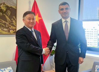 Taleh Kazımov Çin Xalq Bankının sədri ilə görüşüb