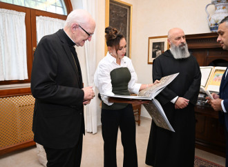 Birinci vitse-prezident Mehriban Əliyeva Vatikanda Müqəddəs Pavel Bazilikasının baş keşişi ilə görüşüb