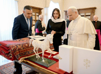 Birinci vitse-prezident Mehriban Əliyeva Roma Papası XIV Leo ilə görüşüb