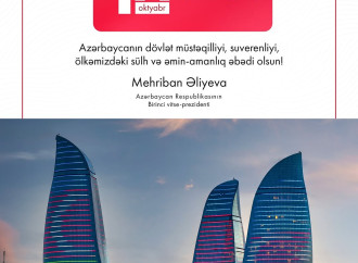 Birinci vitse-prezident Mehriban Əliyeva Azərbaycanın Müstəqilliyinin Bərpası Günü ilə əlaqədar paylaşım edib