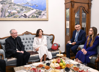 Birinci vitse-prezident Mehriban Əliyeva Azərbaycanın Müqəddəs Taxt-Tacdakı səfirliyinin inzibati ofisinin açılışında iştirak edib
