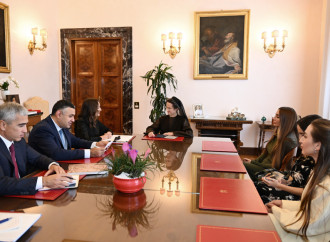 Birinci vitse-prezident Mehriban Əliyevanın Vatikan şəhər-dövlətinin qubernatorluğunun prezidenti ilə görüşü olub