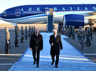 Prezident İlham Əliyev Qazaxıstana dövlət səfərinə gəlib