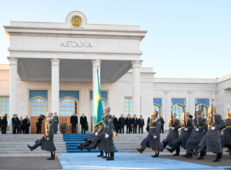 Prezident İlham Əliyev Qazaxıstana dövlət səfərinə gəlib
