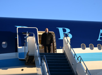 Prezident İlham Əliyev Qazaxıstana dövlət səfərinə gəlib