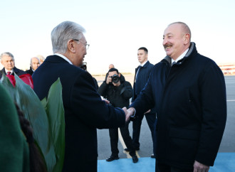 Prezident İlham Əliyev Qazaxıstana dövlət səfərinə gəlib