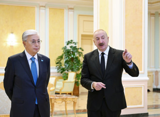 Astanada Prezident İlham Əliyevin və Kasım-Jomart Tokayevin iştirakı ilə “Orta dəhlizin inkişafı” birgə layihəsinin təqdimatı olub
