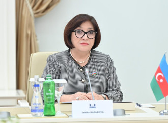 Milli Məclisin sədri Estoniyanın xarici işlər naziri ilə görüşüb