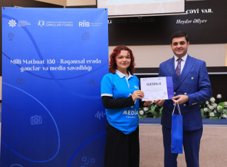 Azərbaycan milli mətbuatının 150 illik yubileyi ilə əlaqədar MEDİA və RİİB könüllüləri Zərdab şəhərinə səfər ediblər
