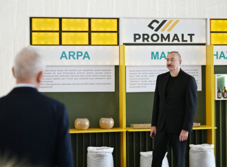 Prezident İlham Əliyev İmişlidə “Promalt” MMC-nin arpa emalı müəssisəsinin açılışında iştirak edib