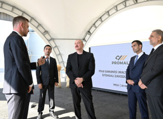 Prezident İlham Əliyev İmişlidə “Promalt” MMC-nin arpa emalı müəssisəsinin açılışında iştirak edib