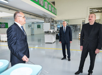 Prezident İlham Əliyev Sabirabadda aqrokimyəvi vasitələrin istehsalı müəssisəsinin fəaliyyəti ilə tanış olub