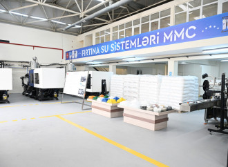 Prezident İlham Əliyev Sabirabadda su filtrlərinin istehsalı müəssisəsinin fəaliyyəti ilə tanış olub