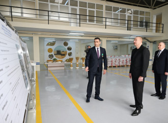 Prezident İlham Əliyev Sabirabad Sənaye Məhəlləsində toxum istehsalı müəssisəsinin fəaliyyəti ilə tanış olub