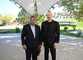 Prezident İlham Əliyev Cəbrayıl rayonunun Horovlu kəndinin sakinlərinə mənzillərin açarlarını təqdim edib