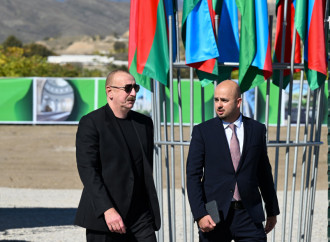 Prezident İlham Əliyev Cəbrayıl şəhər məscidinin təməlini qoyub