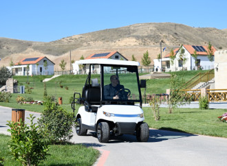 Prezident İlham Əliyev Cəbrayıl rayonunun Horovlu kəndinin birinci mərhələsinin açılışında iştirak edib