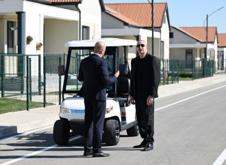 Prezident İlham Əliyev Cəbrayıl rayonunun Horovlu kəndinin birinci mərhələsinin açılışında iştirak edib