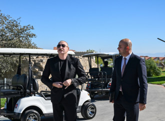 Prezident İlham Əliyev Cəbrayıl rayonunun Horovlu kəndinin birinci mərhələsinin açılışında iştirak edib