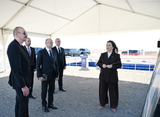 Prezident İlham Əliyev Cəbrayıl rayonunun Şahvəlli kəndində “Şəms” və “Üfüq” Günəş Elektrik stansiyalarının təməlini qoyub