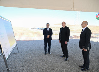 Prezident İlham Əliyev Cəbrayıl rayonunun Şahvəlli kəndində “Şəms” və “Üfüq” Günəş Elektrik stansiyalarının təməlini qoyub