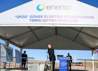 Prezident İlham Əliyev Cəbrayıl rayonunun Şahvəlli kəndində “Şəms” və “Üfüq” Günəş Elektrik stansiyalarının təməlini qoyub