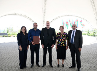 Prezident İlham Əliyev Zəngilanın Məmmədbəyli və Ağalı kəndlərinin sakinlərinə mənzillərin açarlarını təqdim edib