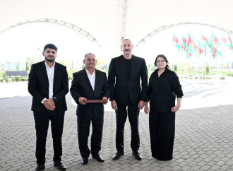 Prezident İlham Əliyev Zəngilanın Məmmədbəyli və Ağalı kəndlərinin sakinlərinə mənzillərin açarlarını təqdim edib