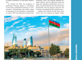 Türkmənistan jurnalında səfir Qismət Gözəlovun Azərbaycan-Türkmənistan münasibətlərinə dair məqaləsi dərc olunub
