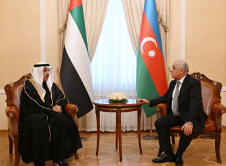 Baş nazir Əli Əsədov BƏƏ-nin Federal Milli Şurasının sədri ilə görüşüb