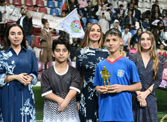 Heydər Əliyev Fondunun vitse-prezidenti Leyla Əliyevanın təşəbbüsü ilə uşaq evlərinin komandaları arasında növbəti minifutbol turniri təşkil olunub