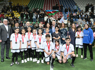 Heydər Əliyev Fondunun vitse-prezidenti Leyla Əliyevanın təşəbbüsü ilə uşaq evlərinin komandaları arasında növbəti minifutbol turniri təşkil olunub