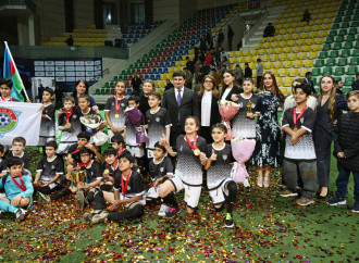 Heydər Əliyev Fondunun vitse-prezidenti Leyla Əliyevanın təşəbbüsü ilə uşaq evlərinin komandaları arasında növbəti minifutbol turniri təşkil olunub