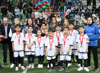 Heydər Əliyev Fondunun vitse-prezidenti Leyla Əliyevanın təşəbbüsü ilə uşaq evlərinin komandaları arasında növbəti minifutbol turniri təşkil olunub