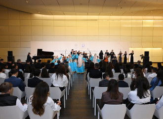 Heydər Əliyev Fondunun dəstəyi ilə alınan musiqi alətlərinin təqdimatı olub