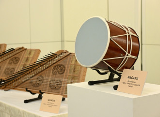 Heydər Əliyev Fondunun dəstəyi ilə alınan musiqi alətlərinin təqdimatı olub