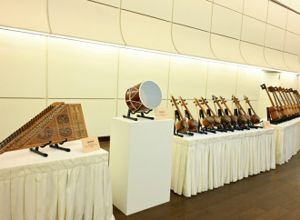 Heydər Əliyev Fondunun dəstəyi ilə alınan musiqi alətlərinin təqdimatı olub