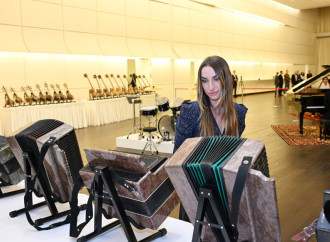 Heydər Əliyev Fondunun dəstəyi ilə alınan musiqi alətlərinin təqdimatı olub