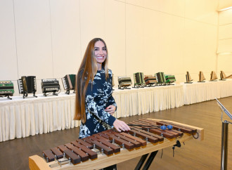 Heydər Əliyev Fondunun dəstəyi ilə alınan musiqi alətlərinin təqdimatı olub