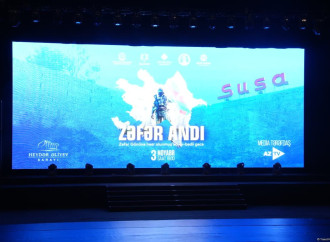 Vətən Müharibəsində qazanılan qələbənin 5 illiyinə həsr olunan Zəfər andı adlı ədəbi-bədii gecə keçirilir