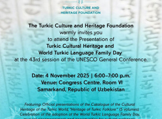 Türk Mədəniyyəti və İrsi Fondu YUNESKO sessiyasında iki böyük layihəni təqdim edir