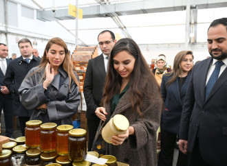 Heydər Əliyev Fondunun vitse-prezidenti Leyla Əliyeva və Bakı Media Mərkəzinin rəhbəri Arzu Əliyeva arıçılıq məhsullarının sərgi-satış yarmarkasını ziyarət ediblər