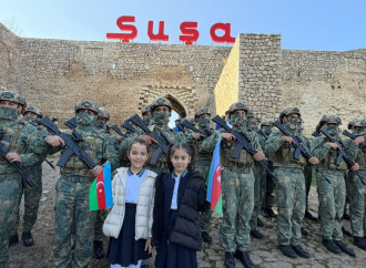 Şuşada Zəfər Gününün 5 illiyi münasibətilə hərbi yürüş keçirilib