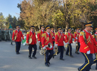 Xankəndidə Zəfər Gününə həsr olunan hərbi yürüş keçirilib