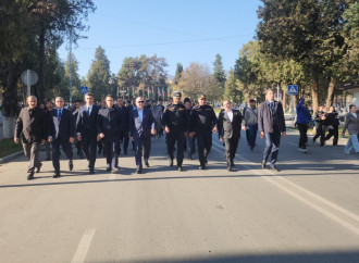 Xankəndidə Zəfər Gününə həsr olunan hərbi yürüş keçirilib