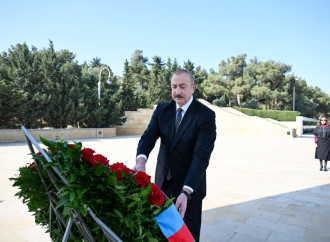 Prezident İlham Əliyev və birinci xanım Mehriban Əliyeva Şəhidlər xiyabanını ziyarət ediblər