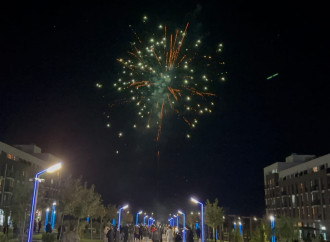 Füzulidə Zəfər Gününə həsr olunan atəşfəşanlıq keçirilib (FOTO)