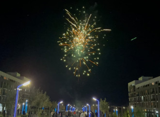 Füzulidə Zəfər Gününə həsr olunan atəşfəşanlıq keçirilib (FOTO)